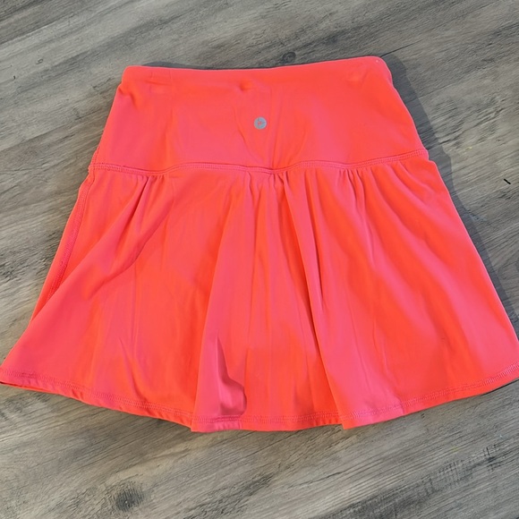 90 Degree By Reflex Pink/Orange Activewear Mini Skort Size Small - Picture 4 of 4